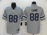 Nike Cowboys 88 Ceedee Lamb Gray Inverted Legend Limited Jersey,baseball caps,new era cap wholesale,wholesale hats